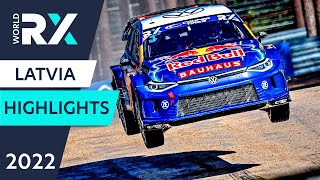 World Rallycross Highlights  Ferratum World RX Of Riga  Latvia 2022  Day 2 [upl. by Duarte]