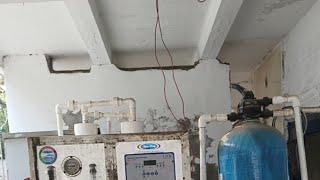 How to Ro plant service in live500LPH RO plant backwash rinse process [upl. by Nuawd]