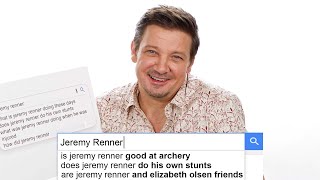 Jeremy Renner Answers The Webs Most Searched Questions  WIRED [upl. by Ellynn]