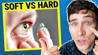 Hard Contact Lenses Vs Soft  Which is Better [upl. by Mitzie]