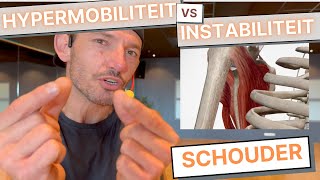 Hypermobiliteit vs Instabiliteit Schouder [upl. by Cacilie]