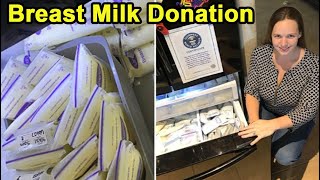 Donate 2645 liters of breast milk 36yearold woman in Guinness World Records [upl. by Ynottirb]