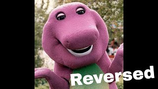 Barney amp Friends Theme Song Backwards with Lyrics SCARY  Horror  Horrific  Song Reversed [upl. by Yhtamit]