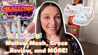 Squishmallows Crocs Review Mallow Mash event Squish Room Organization AND MORE [upl. by Jary414]