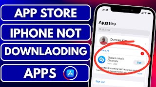 App Store not Downloading Apps  iPhone not Installing Apps from App Store Cannot Download Apps Fix [upl. by Ahsienet]