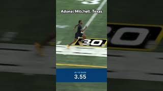 Top 5 Fastest Wide Receivers At The NFL Combine ⚡🤯 [upl. by Mcconaghy759]