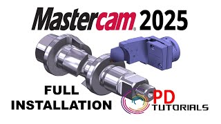 Mastercam2025 Full installation Machines and Post processors [upl. by Hgielime]