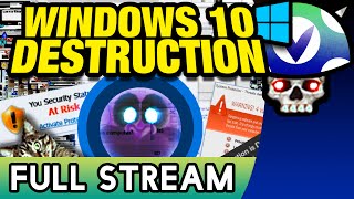 Vinesauce Joel  Windows 10 Destruction  FULL STREAM [upl. by Hgielak]