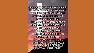 bibelverse jesuschristus evangelium zitate Bibelvers Tagesvers Matthäus Evangelium [upl. by Frager]