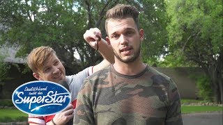 DSDS 2018  Backstage  PRANK mit Archispirostreptus gigas Tausendfüßler [upl. by Ecirtak463]