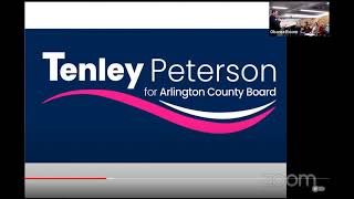 Tenley Peterson Announcement for Arlington County Board 2724 [upl. by Clio746]