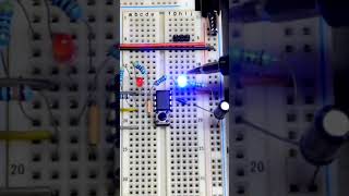 1st 14V6 Monostable 555 LED Loads Circuits diy electronics electronic [upl. by Aracaj625]