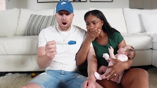 TAKING A PREGNANCY TEST ON CAMERA [upl. by Ahsema]