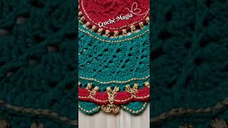 Sousplat de Natal🌲🧑‍🎄 shorts croche sousplatdenatal crochet [upl. by Cutler]