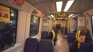 Sweden Stockholm subway ride from Slussen to TCentralen [upl. by Eellah282]