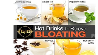 10 Drinks To Relieve Bloated Stomach [upl. by Namaj]