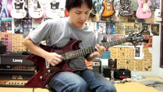 BC RICH WARLOCK WITH ELMWOOD MODENA M60 AMPLIFIER METAL SOUND [upl. by Innej]