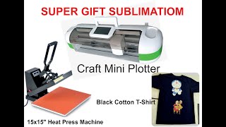 Craft Mini Plotter Cutting Process in Hindi Version  Basic Mycut Mini CutterTeqnozo [upl. by Yleik]