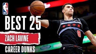 Zach Lavines BEST 25 Dunks  NBA Career Highlights [upl. by Akelam967]