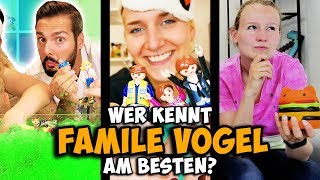 Wer kennt Familie Vogel am besten  Wer ist es  Challenges mit Kaan Nina amp Kathi  Compilation [upl. by Els827]