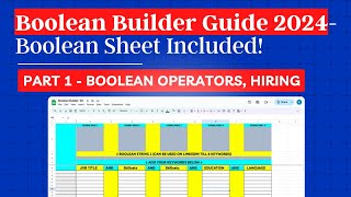 How to use Boolean Search  Boolean Logic Operators  Linkedin Hiring as an HR  PART 1 [upl. by Anabal847]