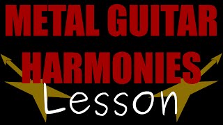 Metal Guitar Harmonies [upl. by Simona]