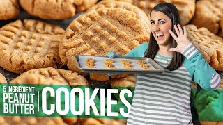 5 Ingredient Peanut Butter Cookies [upl. by Audres]