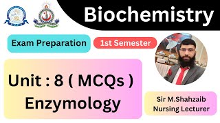 GBSN 1st Semester Biochemistry MCQs  Unit  8 Enzymology  For Exam Preparation [upl. by Still]