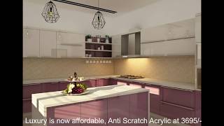 Acrylic Laminates for Kitchen  Decolam  Call Us 9035728957 [upl. by Lihcox]