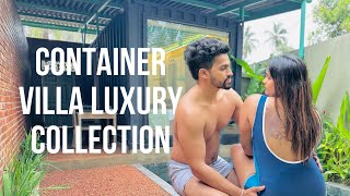 Container Villa එකක දවසක් 🏗️🕋  Container Villa Luxury Collection  Travel Vlog  Chanu and Dini [upl. by Wehner]