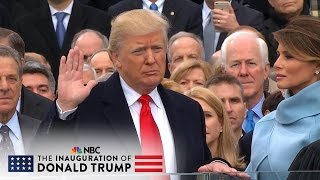 The 58th Presidential Inauguration of Donald J Trump Full Video  NBC News [upl. by Tur699]