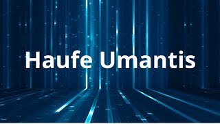 Haufe Umantis [upl. by Allys]