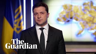 We will defend ourselves says Ukrainian president Volodymyr Zelenskiy [upl. by Niwrad452]