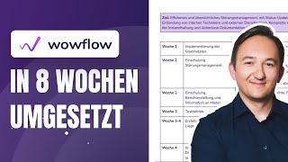 Wie wir Wowflow in nur 8 Wochen implementieren – mit Garantie [upl. by Anirbed]