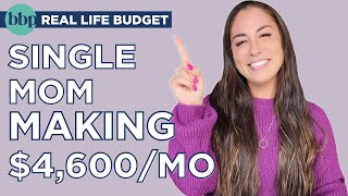 BBP REAL LIFE BUDGET  Single Mom  Living in Orange County [upl. by Drawyeh]