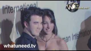 Kevin Jonas amp Wife Danielle Deleasa Arrive at Clive Davis 2010 PreGrammy Gala [upl. by Odracer773]