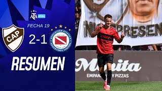 Platense 2 vs 1 Argentinos Juniors  TorneoBetano  Resumen  Fecha 19 [upl. by Eirameinna]