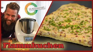 Flammkuchen  Thermomixrezepte aus dem Wunderkessel [upl. by Nilyahs]