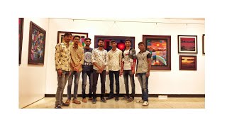 Jehangir Art Gallery Mumbai Romance of Weft amp Dye Art Exhibition Inauguration Photo [upl. by Yknarf]