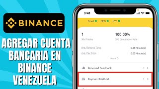 Cómo AGREGAR Cuenta Bancaria En BINANCE Venezuela [upl. by Ahter]