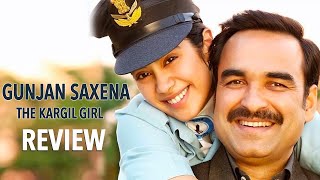 Gunjan Saxena Movie Review  Janhvi Kapoor  Pankaj Tripathi  Sharan Sharma [upl. by Llewsor]