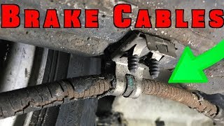 How to Replace and Adjust Parking Brake Cables [upl. by Copeland]