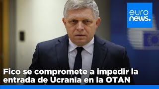 El primer ministro eslovaco se compromete a impedir la entrada de Ucrania en la OTAN [upl. by Treblih]