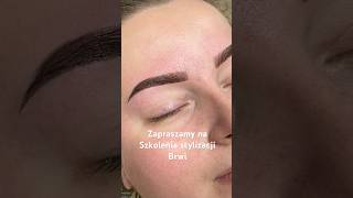 Nitkowanie ang threading brwi Threading eyebrows Szkolenia stylizacji brwi brwi brows cool [upl. by Assillam136]