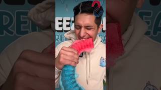 Our Freeze Dryer Made Our Gummy Worm GIANT 😱 freezedried candy satisfying asmr expirement [upl. by Myer]