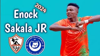 الزامبي اينوك ساكالا جونيور مهاجم زيسكو 2024  اهداف ومهارات Enock Sakala Jr ZESCO United FC [upl. by Edward]