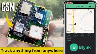 GSMGPRS based GPS Tracker using Blynk with Calling amp SMS features [upl. by Consolata621]