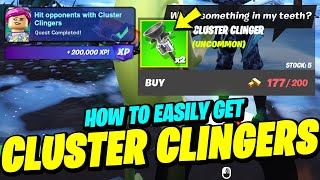 How to EASILY Hit opponents with Cluster Clingers LOCATION  Fortnite Chapter 5 Quest [upl. by Bergen]