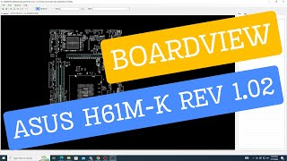 Boardview  Schematic digram  ASUS H61MK REV 102 Free Dowload [upl. by Nnednarb]