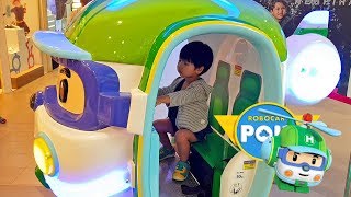 Robocar Poli Helly Kiddie Ride Helicopter Fun for Kids [upl. by Gundry487]